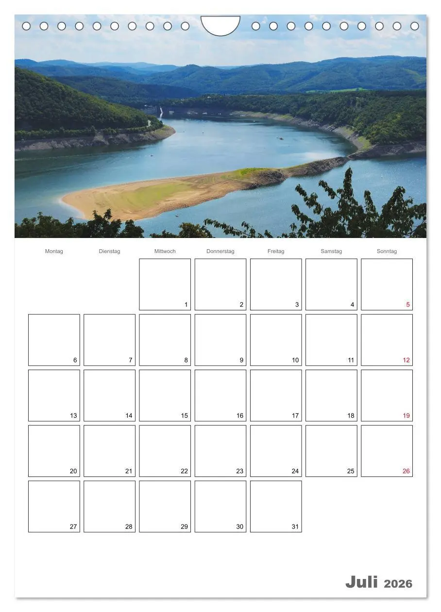 Bild: 9783516409277 | Hessens schönster See - Der Edersee (Wandkalender 2026 DIN A4...
