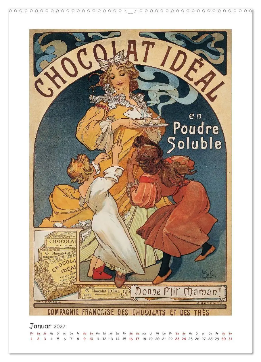 Bild: 9783569289277 | Alfons Mucha - Eine Hommage in zwölf Monaten (Wandkalender 2027 DIN...