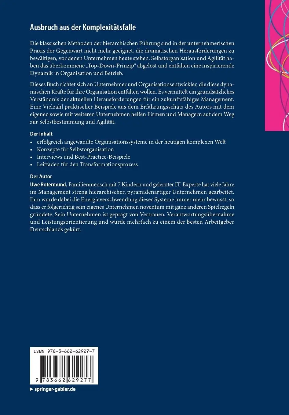 Rückseite: 9783662629277 | Ausbruch aus der Komplexitätsfalle | Uwe Rotermund | Taschenbuch