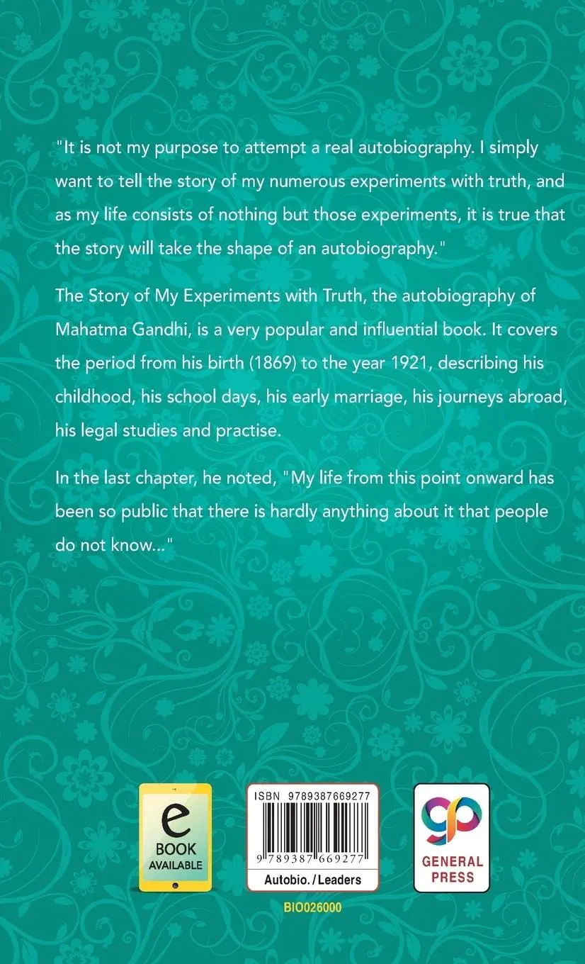 Rückseite: 9789387669277 | My Experiments with Truth | Mahatma Gandhi | Buch | Englisch | 2018