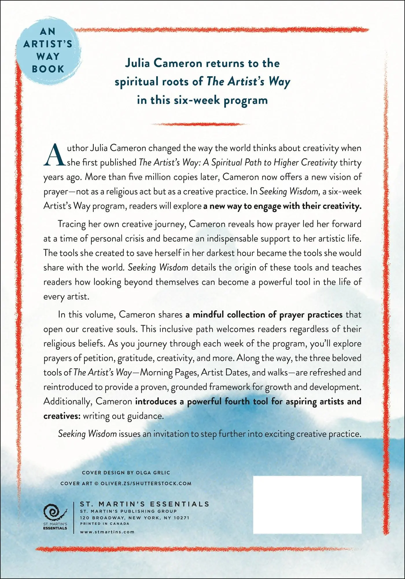 Rückseite: 9781250809377 | Seeking Wisdom | Julia Cameron | Taschenbuch | Kartoniert / Broschiert