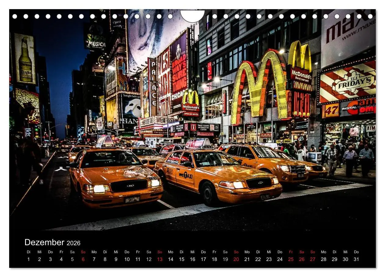 Bild: 9783516189377 | New York feeling (Wandkalender 2026 DIN A4 quer), CALVENDO...