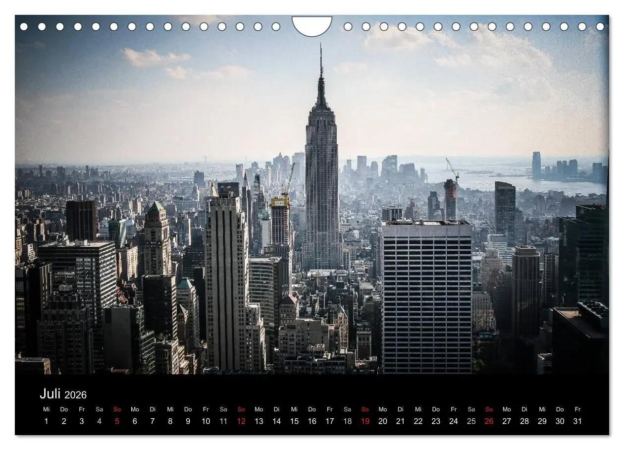 Bild: 9783516189377 | New York feeling (Wandkalender 2026 DIN A4 quer), CALVENDO...