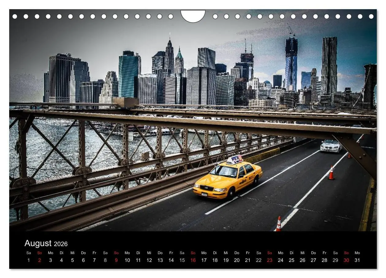 Bild: 9783516189377 | New York feeling (Wandkalender 2026 DIN A4 quer), CALVENDO...