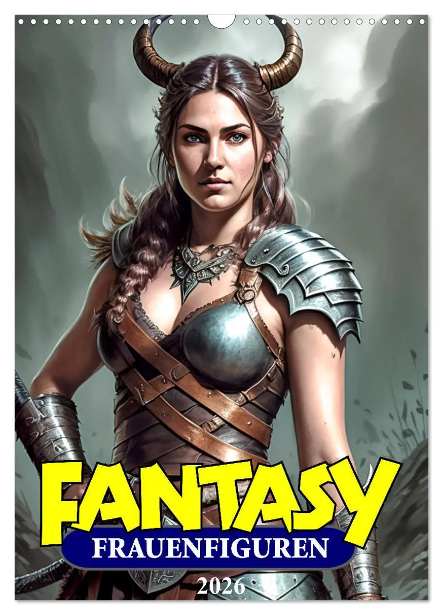 Cover: 9783516259377 | Fantasy-Frauenfiguren (Wandkalender 2026 DIN A3 hoch), CALVENDO...