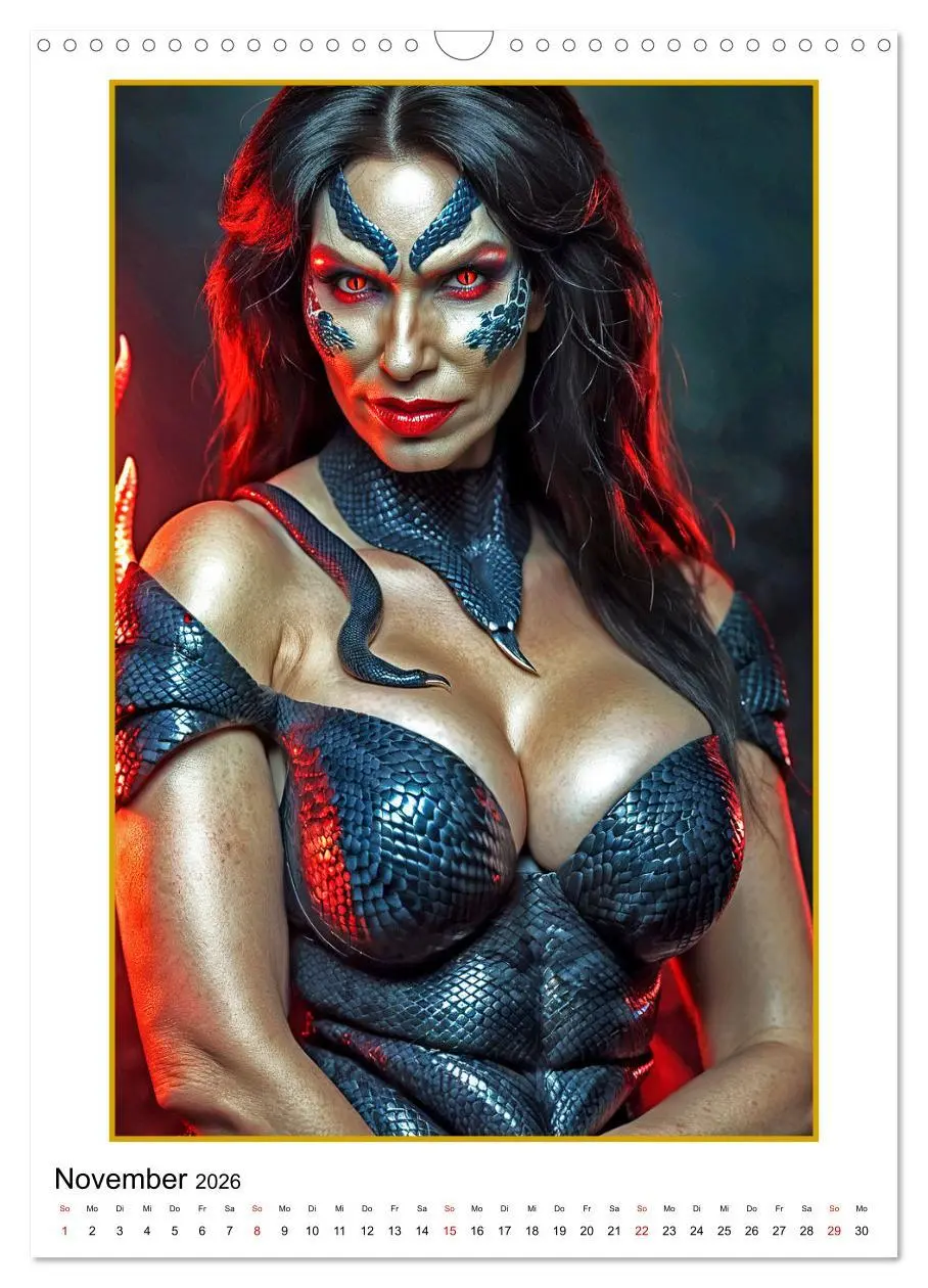 Bild: 9783516259377 | Fantasy-Frauenfiguren (Wandkalender 2026 DIN A3 hoch), CALVENDO...