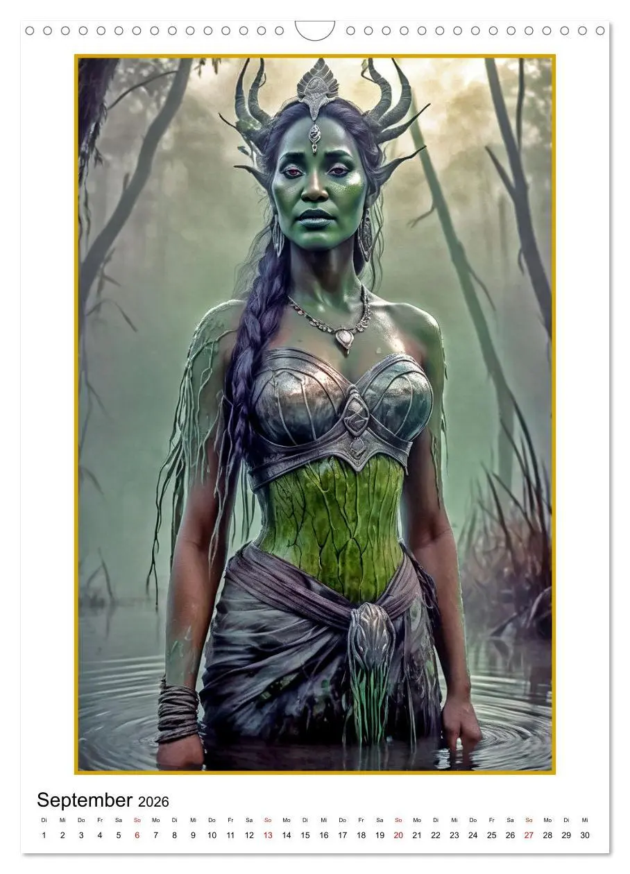 Bild: 9783516259377 | Fantasy-Frauenfiguren (Wandkalender 2026 DIN A3 hoch), CALVENDO...
