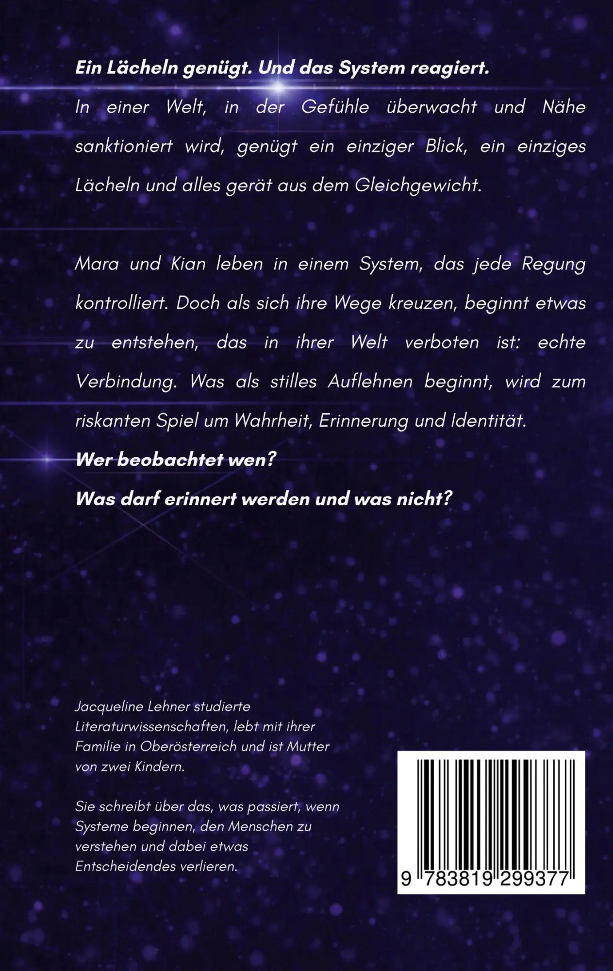 Rückseite: 9783819299377 | Weil du gelächelt hast | Jacqueline Lehner | Taschenbuch | 242 S.