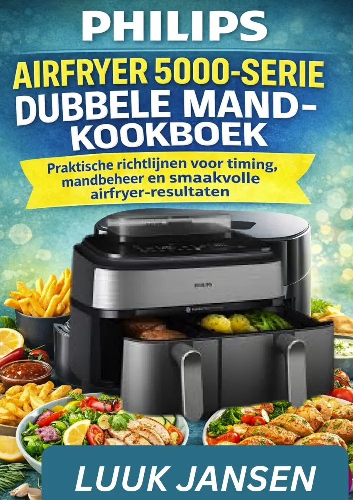 Cover: 9789403869377 | PHILIPS AIRFRYER 5000-SERIE DUBBELE MAND-KOOKBOEK | LUUK JANSEN | Buch