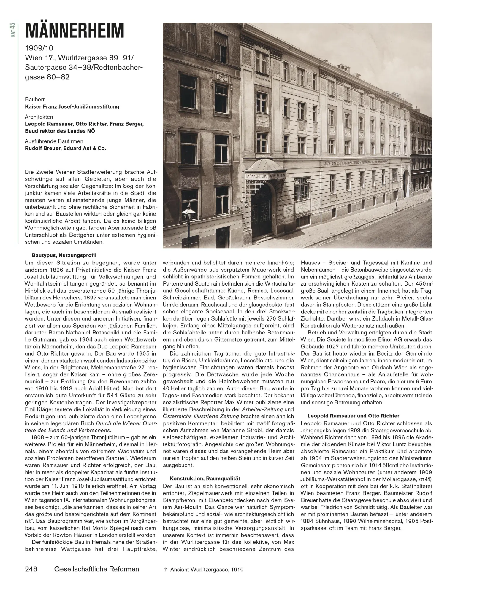 Bild: 9783035629477 | Anatomie einer Metropole | Bauen mit Eisenbeton in Wien 1890-1914