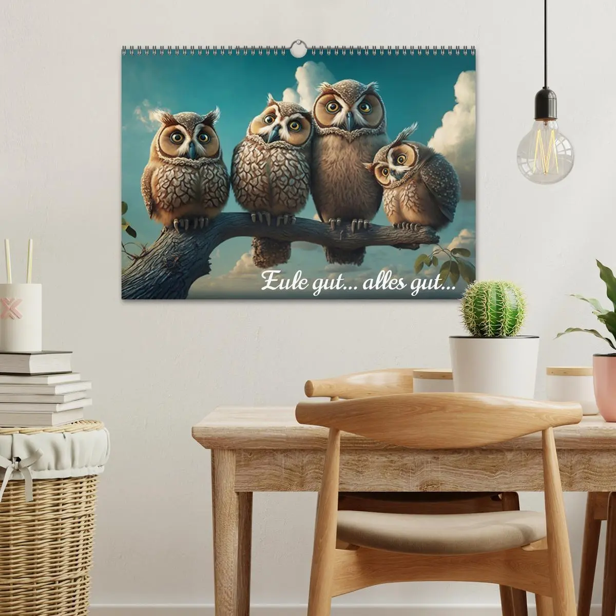 Bild: 9783457539477 | Eule gut... alles gut! (Wandkalender 2026 DIN A3 quer), CALVENDO...