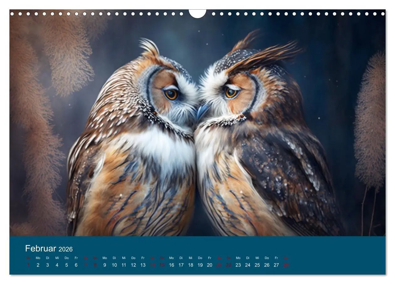 Bild: 9783457539477 | Eule gut... alles gut! (Wandkalender 2026 DIN A3 quer), CALVENDO...
