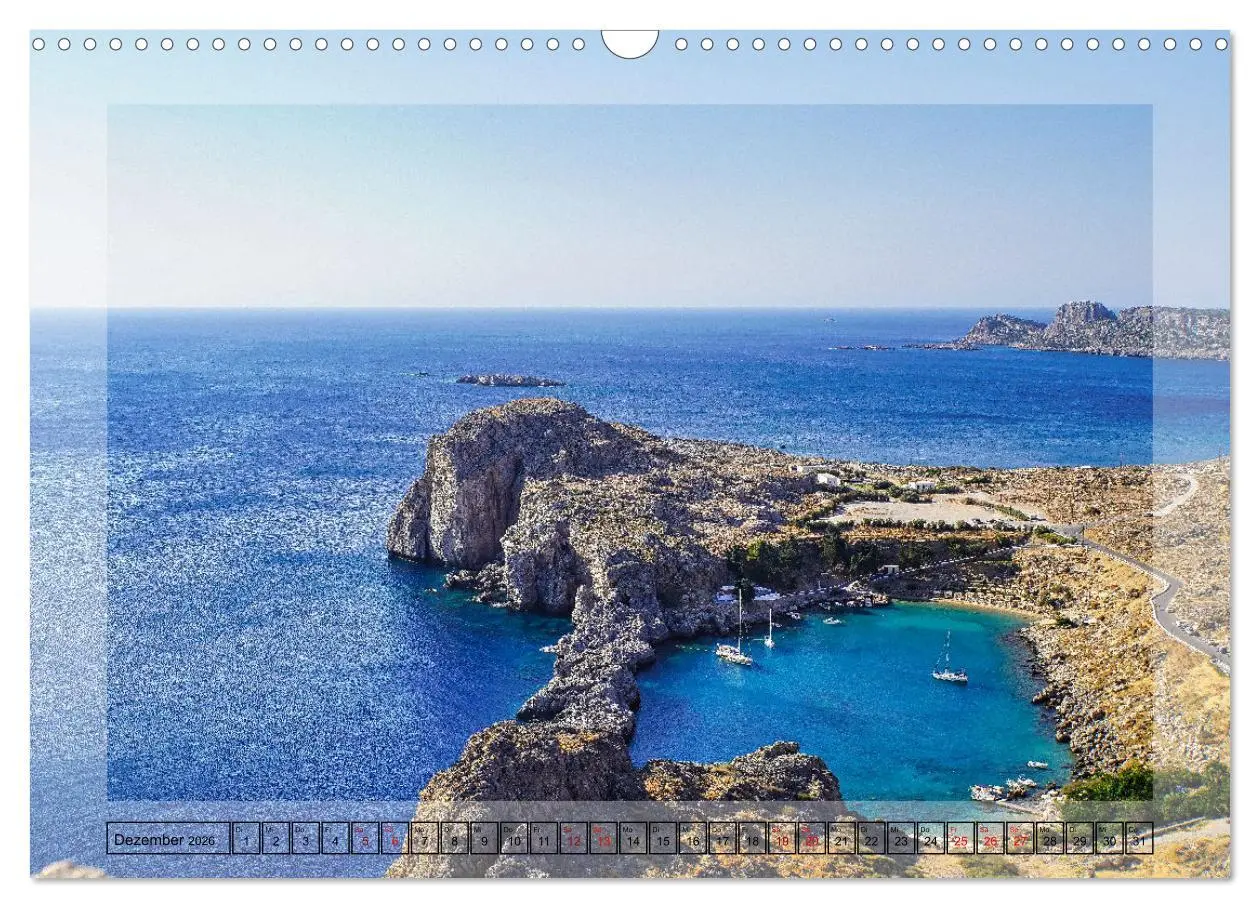 Bild: 9783457609477 | Schönes Rhodos (Wandkalender 2026 DIN A3 quer), CALVENDO...