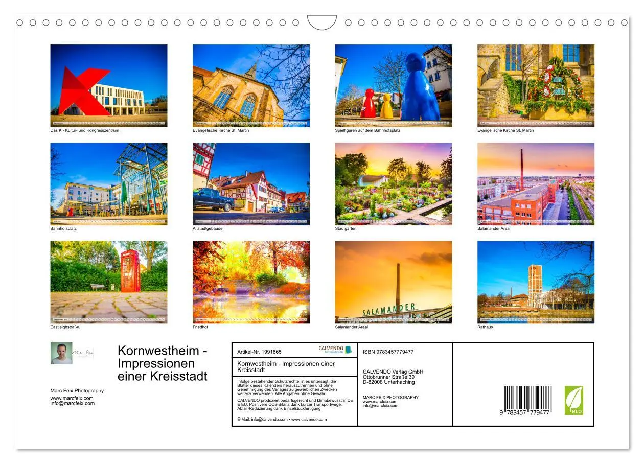 Bild: 9783457779477 | Kornwestheim - Impressionen einer Kreisstadt (Wandkalender 2026 DIN...