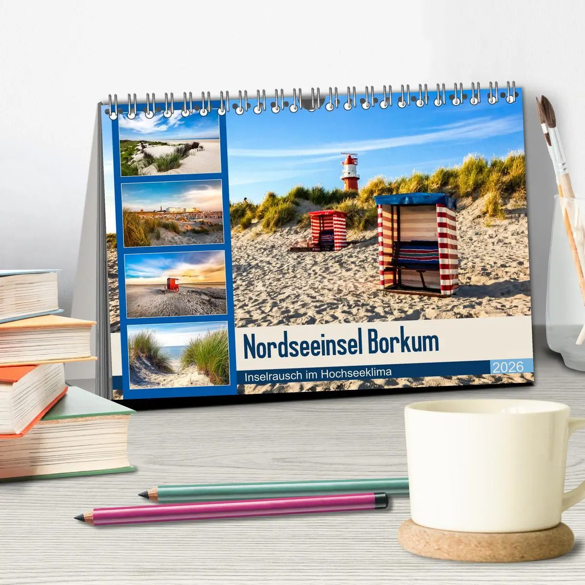 Bild: 9783457919477 | Nordseeinsel Borkum - Inselrausch im Hochseeklima (Tischkalender...