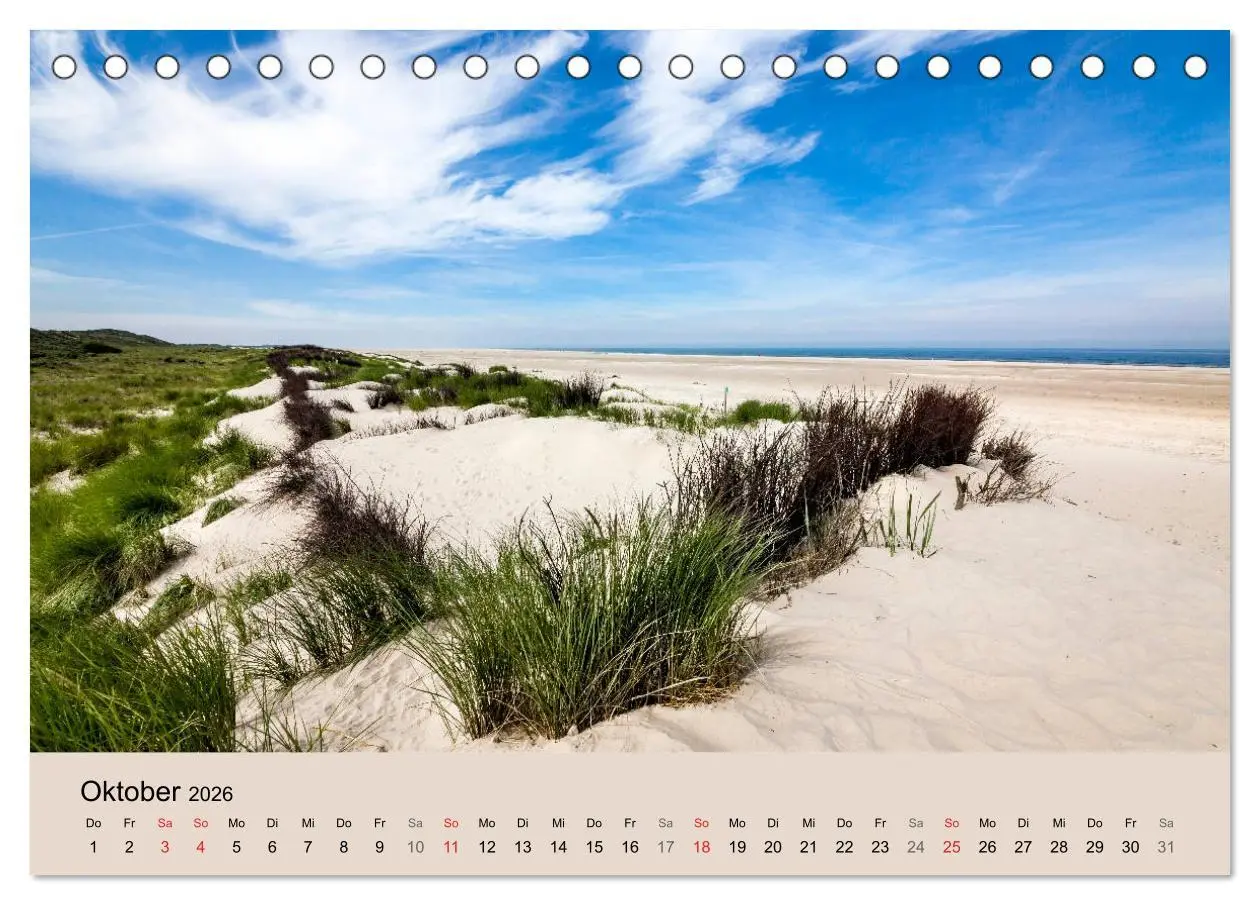 Bild: 9783457919477 | Nordseeinsel Borkum - Inselrausch im Hochseeklima (Tischkalender...