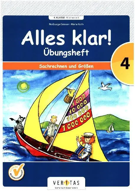 Cover: 9783705889477 | Alles klar! 4. Schuljahr - Übungsheft Sachrechnen und Größen | Grosser