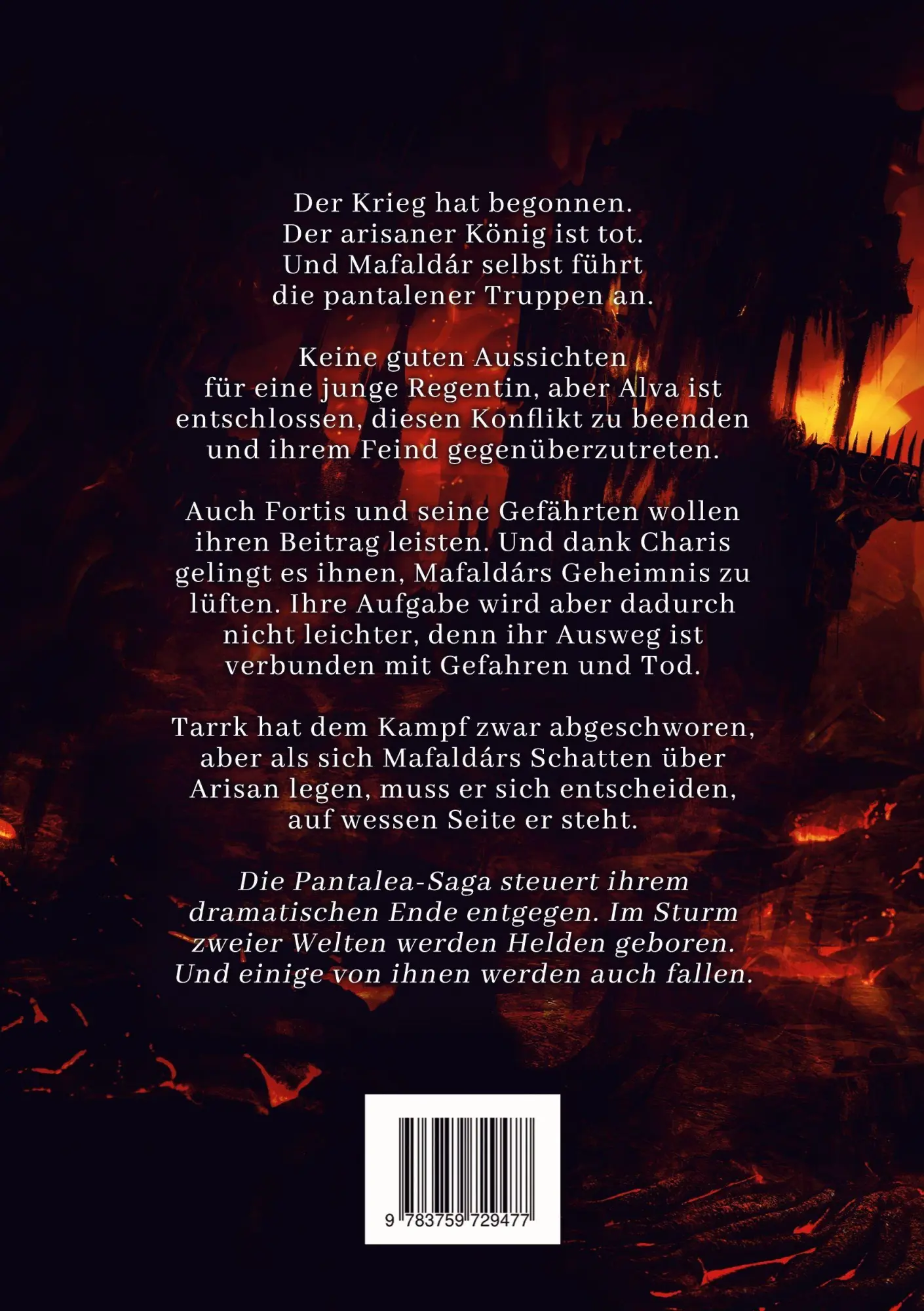 Rückseite: 9783759729477 | Die drei Schatten | Die Pantalea-Saga Teil 3 | Markus Seirer | Buch