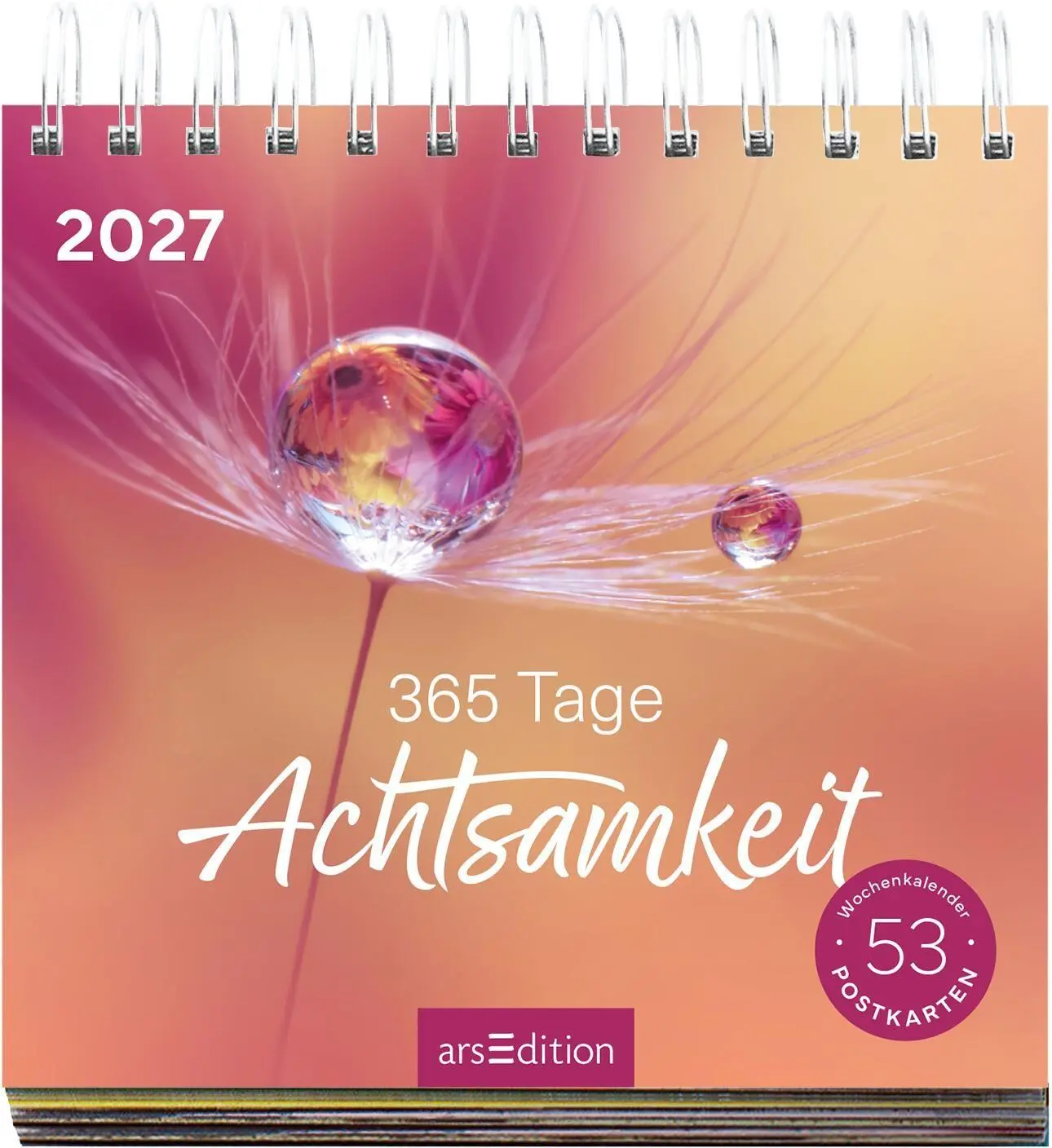 Bild: 4014489139577 | Postkartenkalender 365 Tage Achtsamkeit 2027 | Kalender | 108 S.
