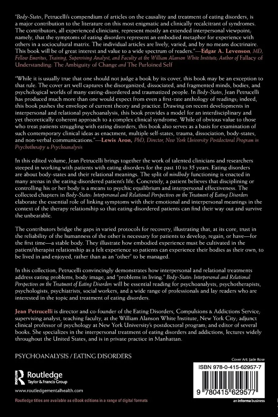 Rückseite: 9780415629577 | Body-States | Jean Petrucelli | Taschenbuch | Englisch | 2014