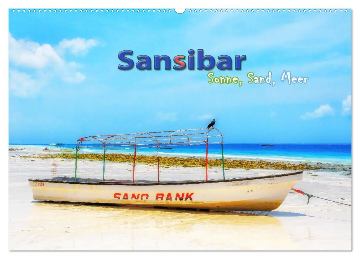 Cover: 9783457529577 | Sansibar - Sonne, Sand, Meer (Wandkalender 2026 DIN A2 quer),...