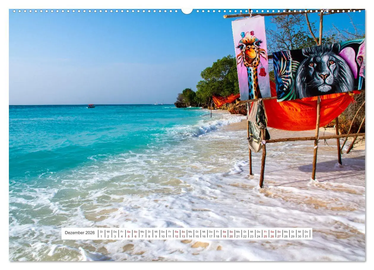 Bild: 9783457529577 | Sansibar - Sonne, Sand, Meer (Wandkalender 2026 DIN A2 quer),...