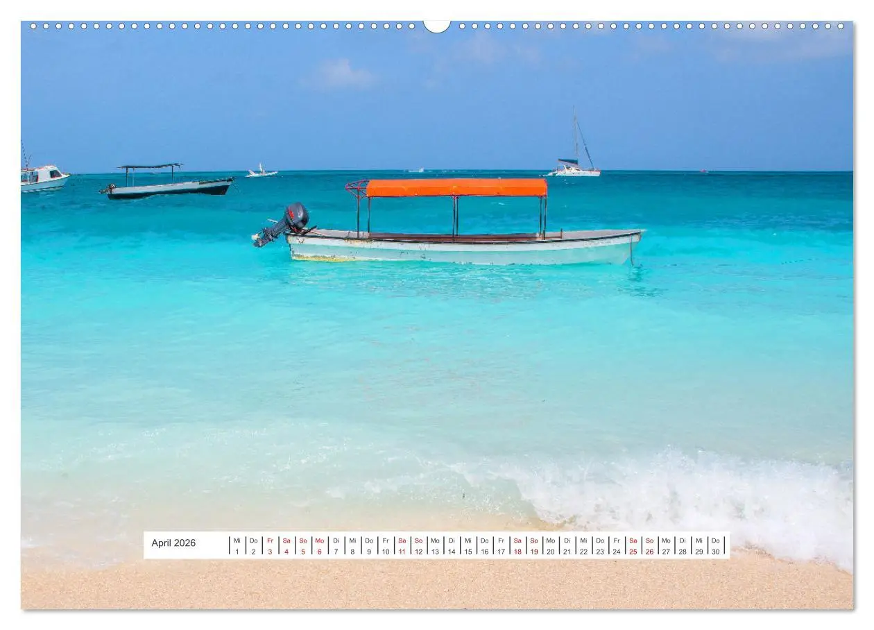 Bild: 9783457529577 | Sansibar - Sonne, Sand, Meer (Wandkalender 2026 DIN A2 quer),...