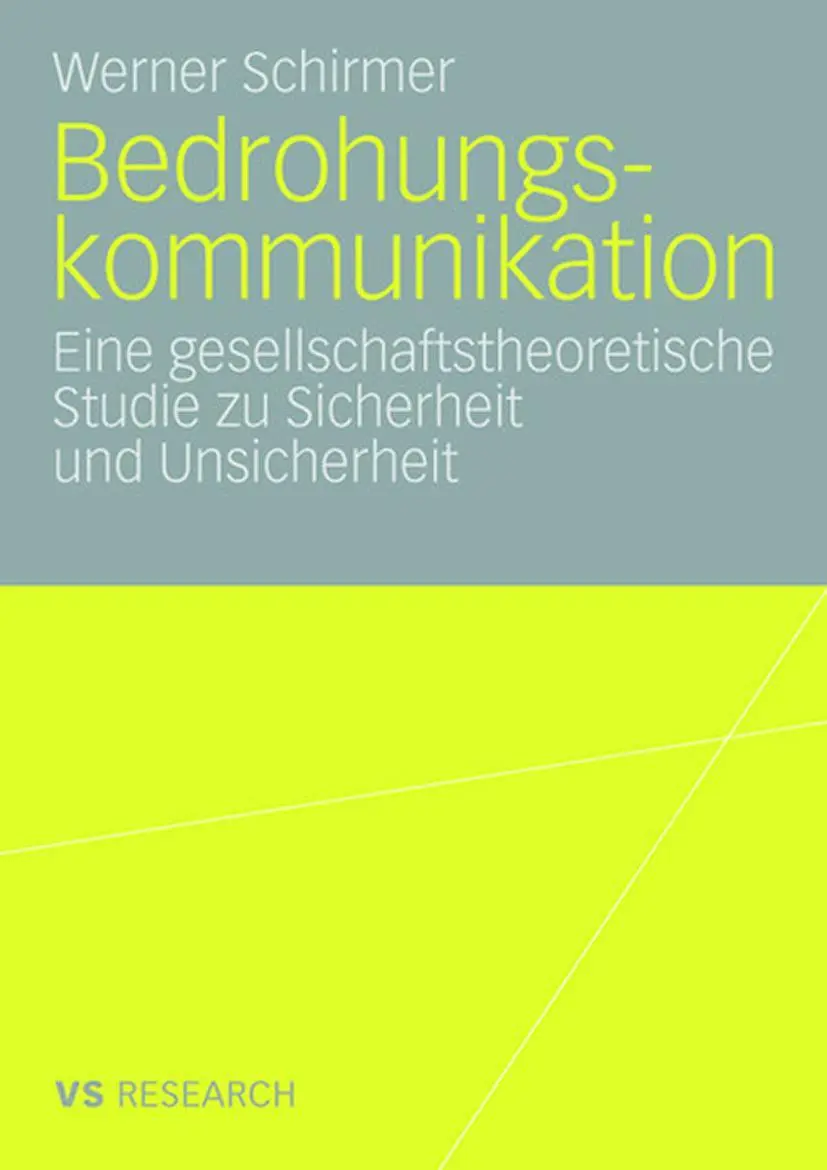 Cover: 9783531159577 | Bedrohungskommunikation | Werner Schirmer | Taschenbuch | x | Deutsch