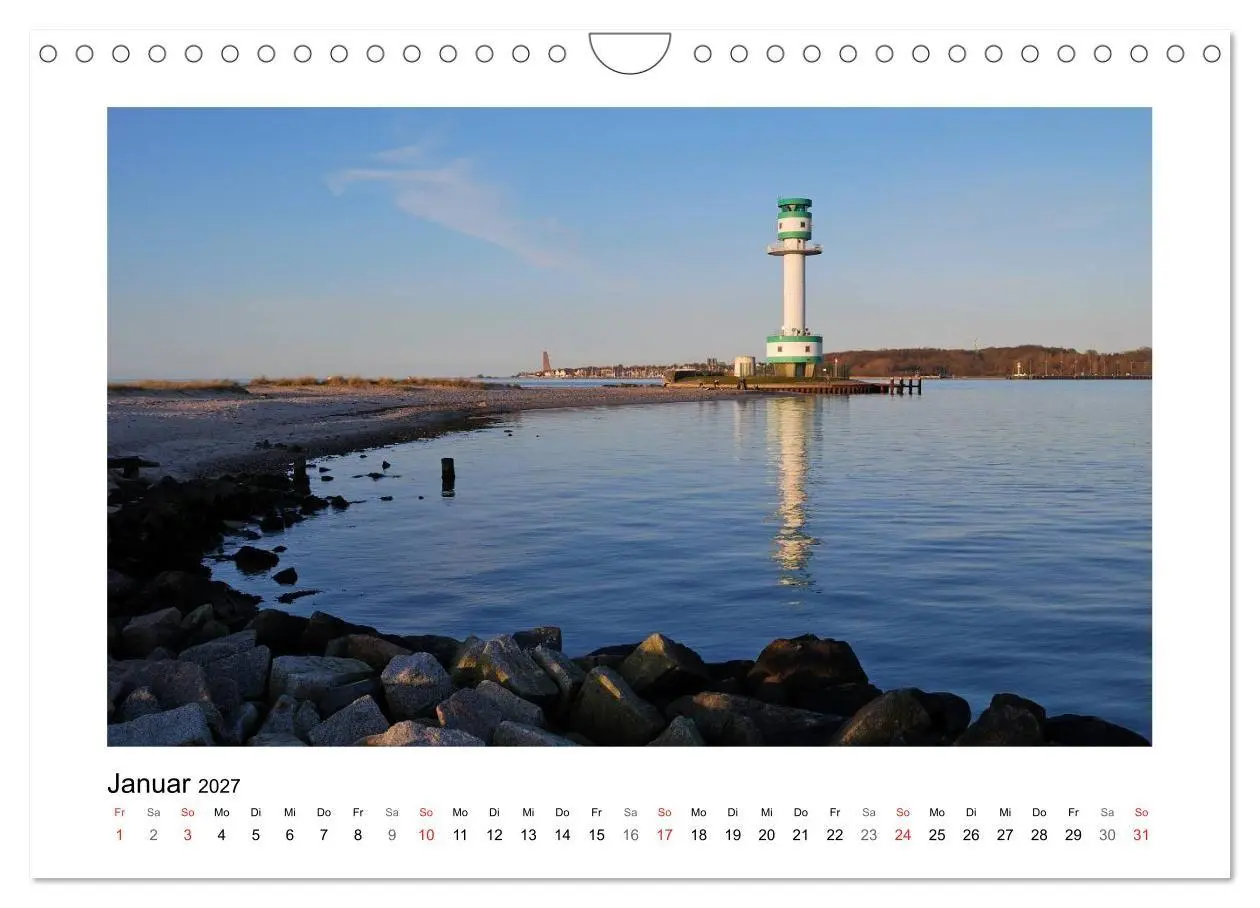 Bild: 9783594219577 | Kiel und Umland (Wandkalender 2027 DIN A4 quer), CALVENDO...