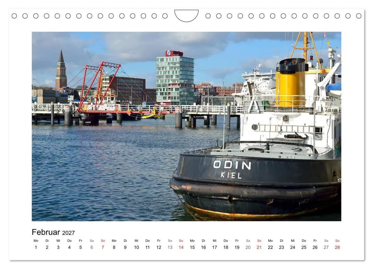 Bild: 9783594219577 | Kiel und Umland (Wandkalender 2027 DIN A4 quer), CALVENDO...