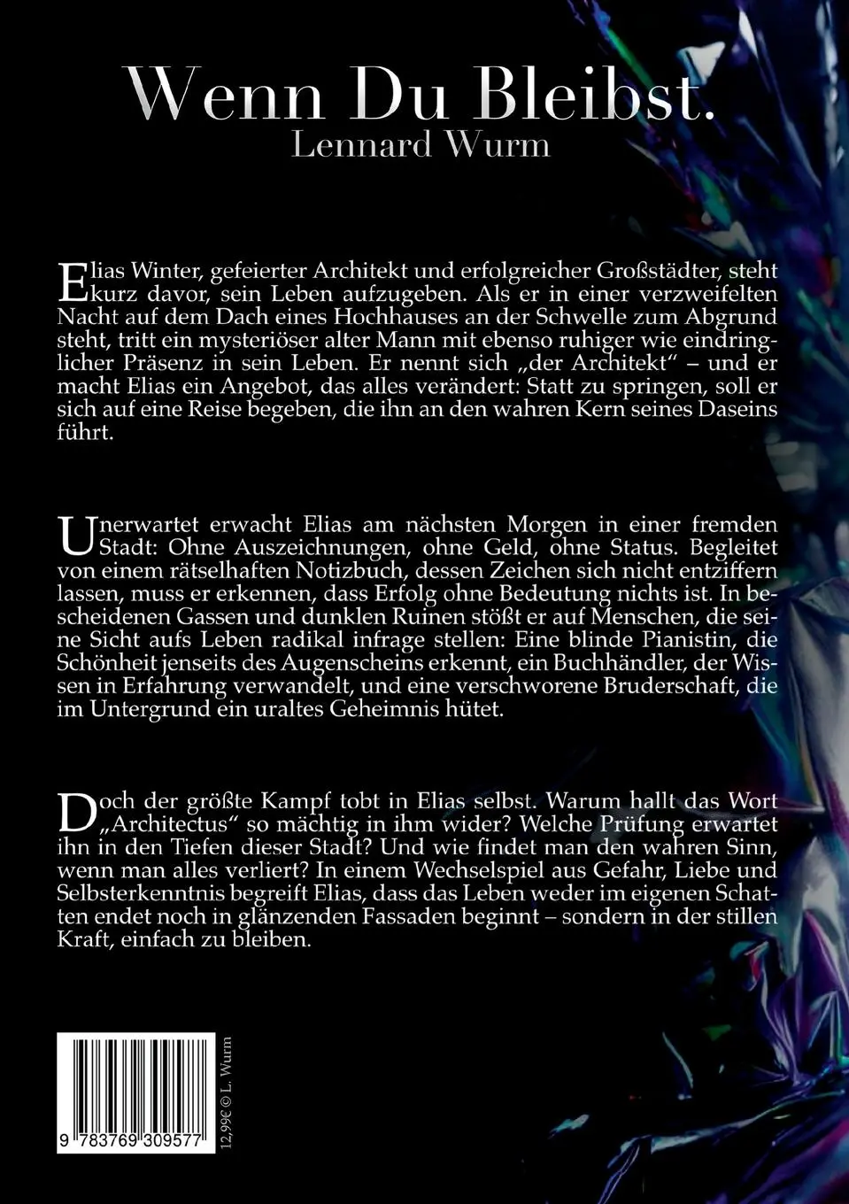 Rückseite: 9783769309577 | Wenn du bleibst | Lennard Wurm | Taschenbuch | 180 S. | Deutsch | 2025
