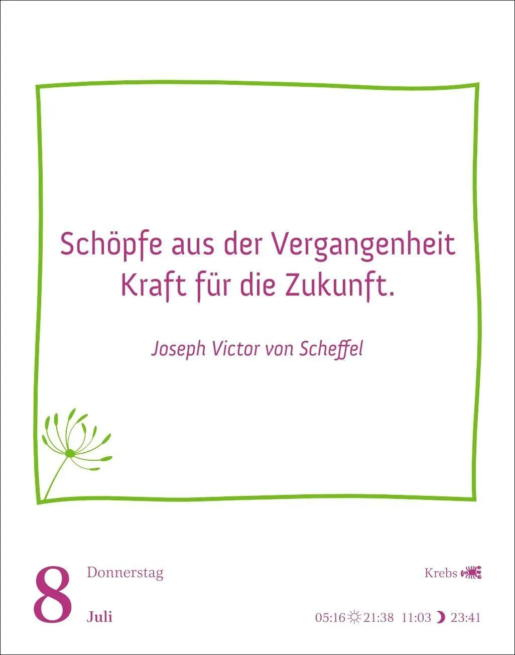 Bild: 9783840039577 | Heute ist dein Tag! Tagesabreißkalender 2027 - 313 positive Zitate...