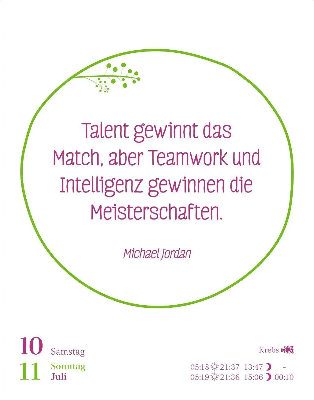 Bild: 9783840039577 | Heute ist dein Tag! Tagesabreißkalender 2027 - 313 positive Zitate...