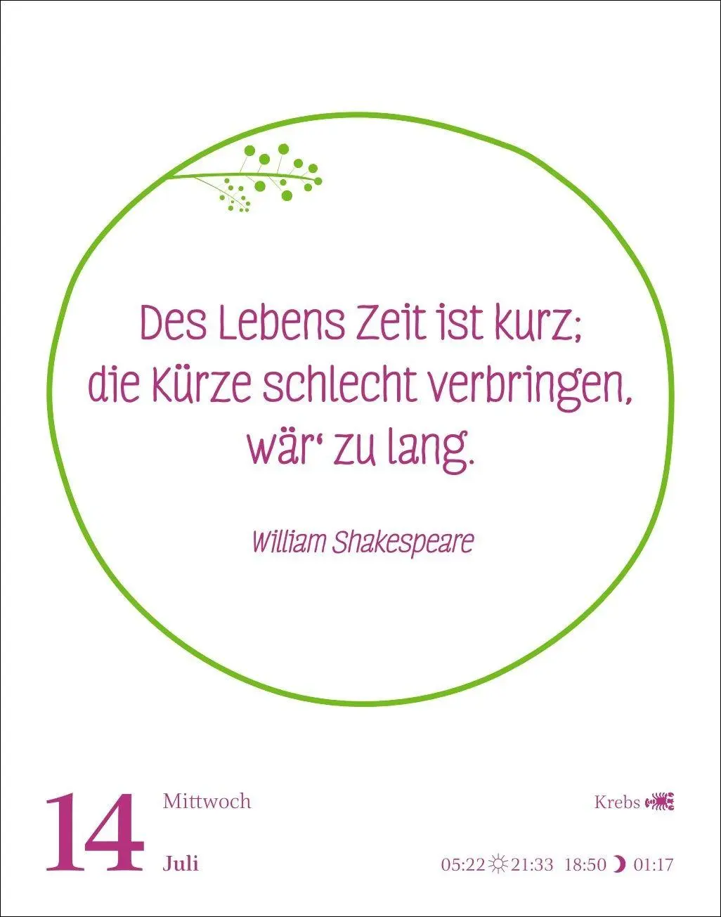 Bild: 9783840039577 | Heute ist dein Tag! Tagesabreißkalender 2027 - 313 positive Zitate...