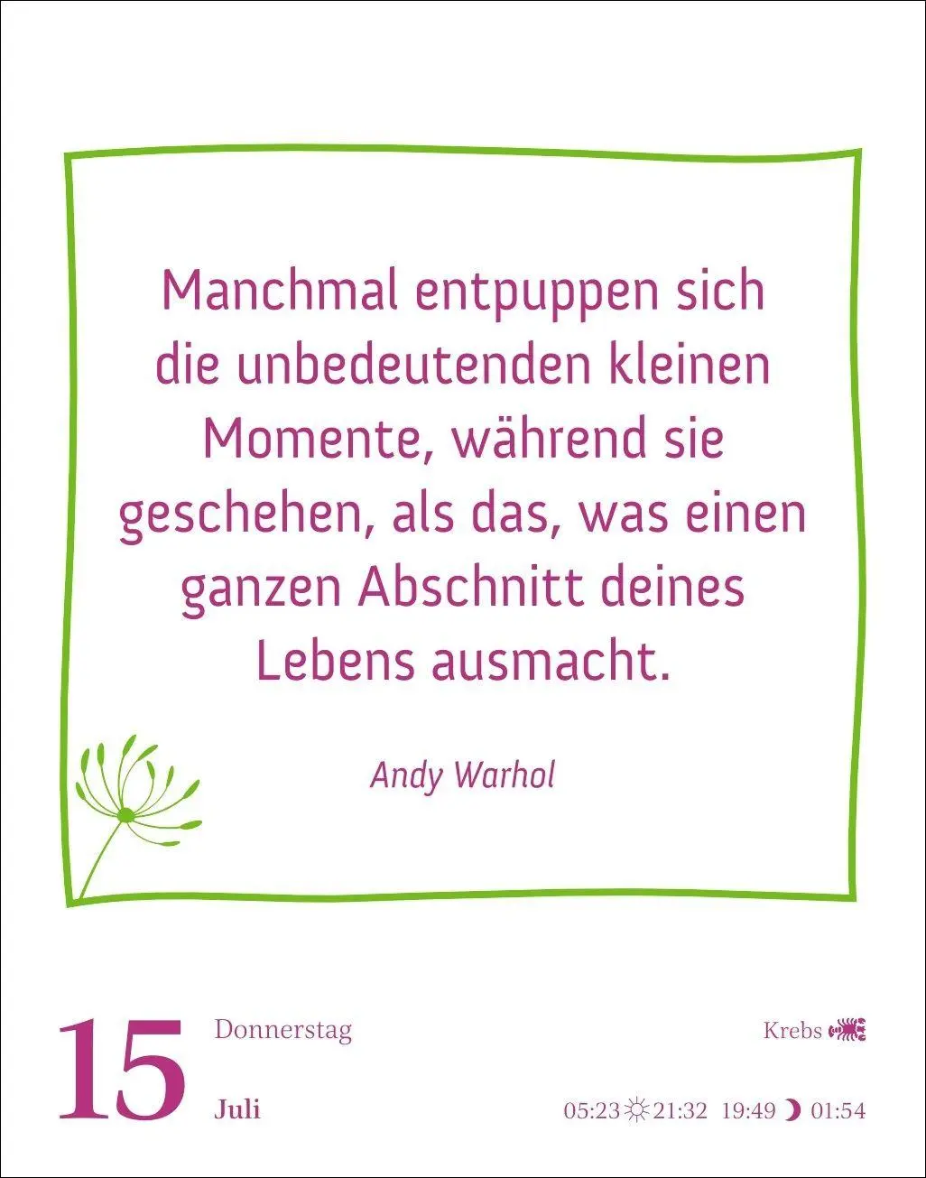 Bild: 9783840039577 | Heute ist dein Tag! Tagesabreißkalender 2027 - 313 positive Zitate...