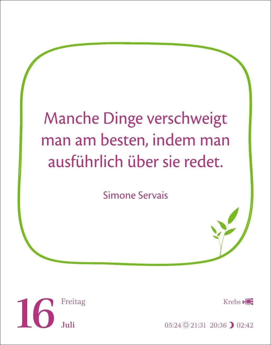 Bild: 9783840039577 | Heute ist dein Tag! Tagesabreißkalender 2027 - 313 positive Zitate...