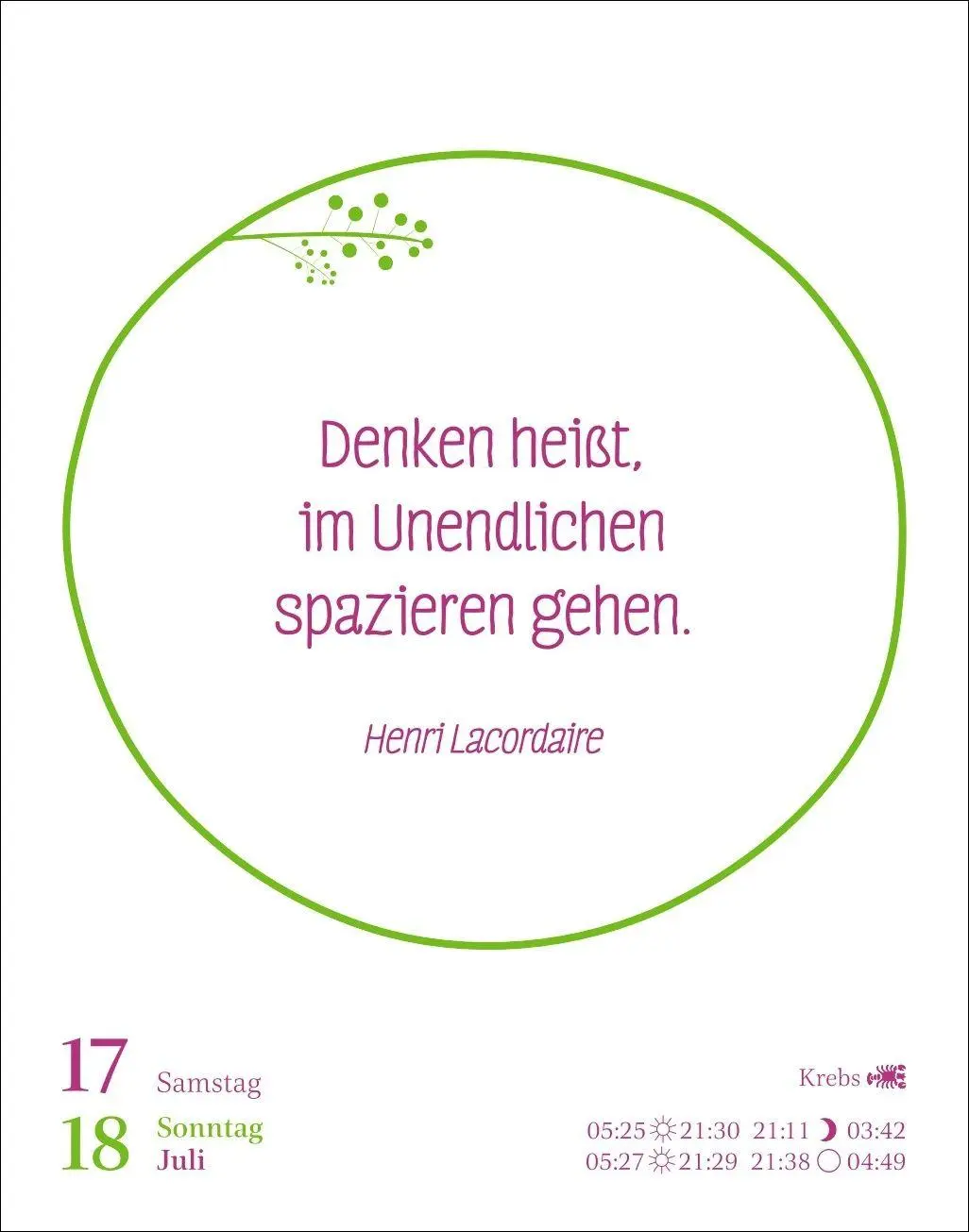 Bild: 9783840039577 | Heute ist dein Tag! Tagesabreißkalender 2027 - 313 positive Zitate...