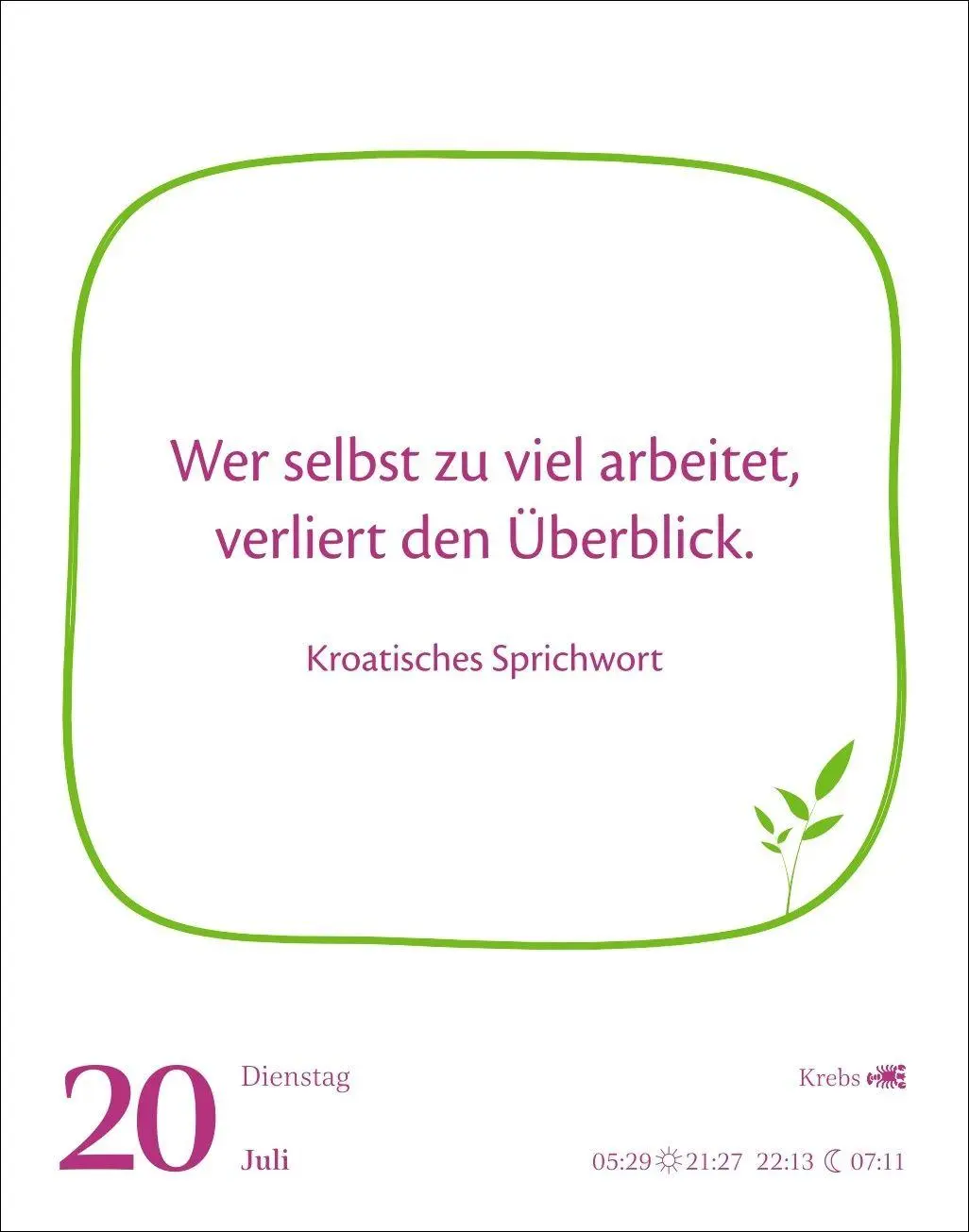 Bild: 9783840039577 | Heute ist dein Tag! Tagesabreißkalender 2027 - 313 positive Zitate...