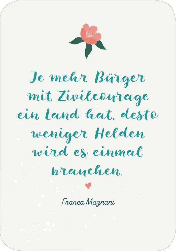 Bild: 9783845849577 | Mensch bist du durch andere | 50 Impulse für mehr Zivilcourage | 51 S.