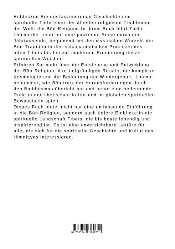 Rückseite: 9783384329677 | Die spirituelle Reise der Bön-Religion | Tashi Lhamo | Taschenbuch