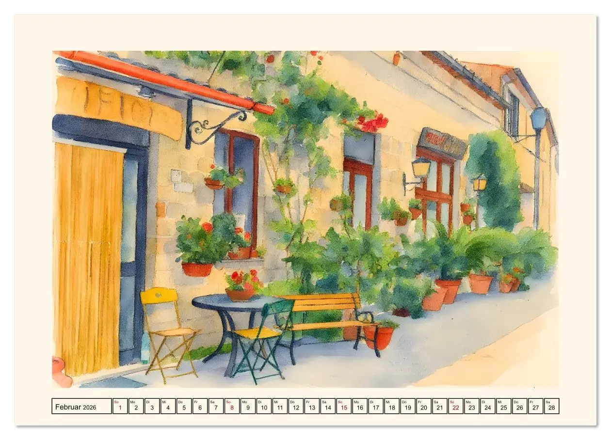 Bild: 9783516609677 | Idylle im Latium (hochwertiger Premium Wandkalender 2026 DIN A2...