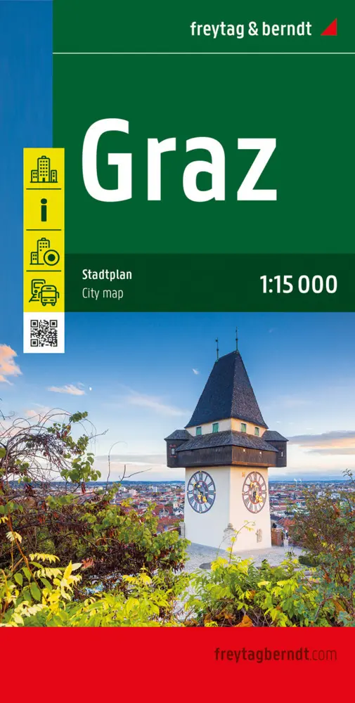 Cover: 9783707919677 | freytag &amp; berndt Stadtplan Graz 1:15.000 | (Land-)Karte | Deutsch