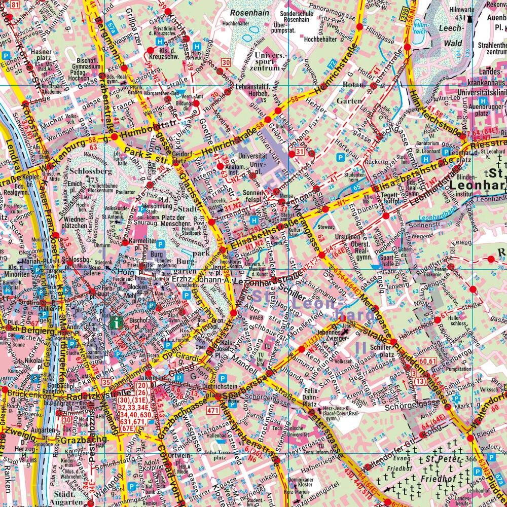 Bild: 9783707919677 | freytag &amp; berndt Stadtplan Graz 1:15.000 | (Land-)Karte | Deutsch