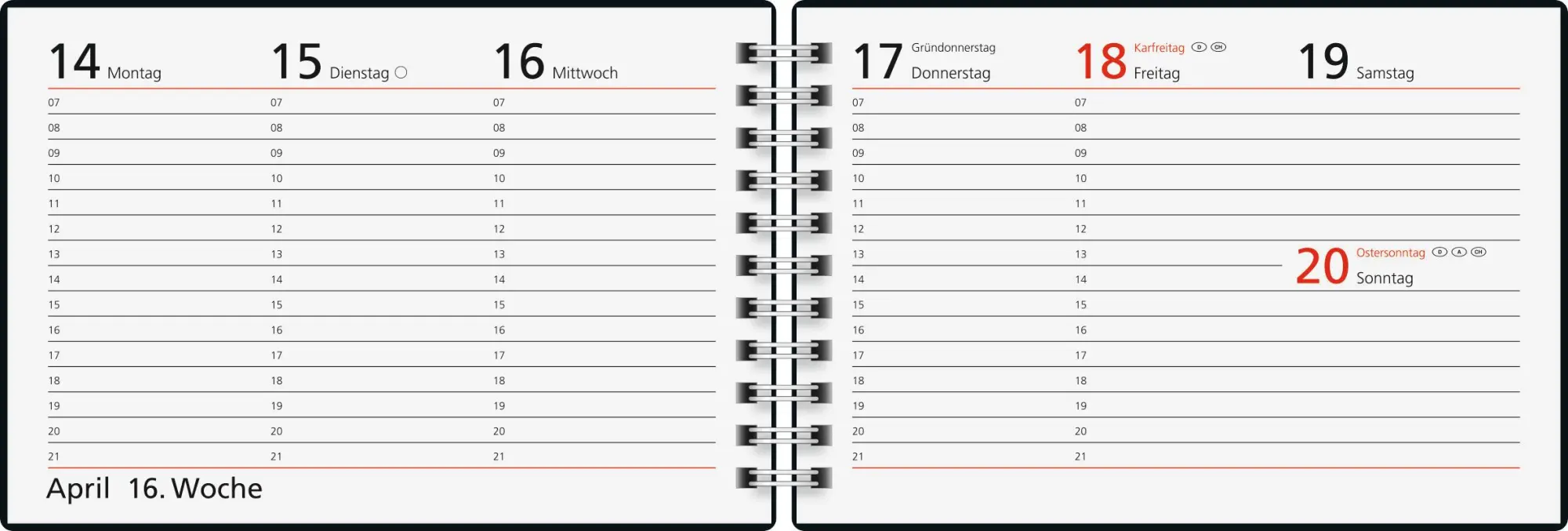 Bild: 4003273789777 | rido/idé 7017107026 Taschenkalender Mod. Septimus 2026 A6 quer,...