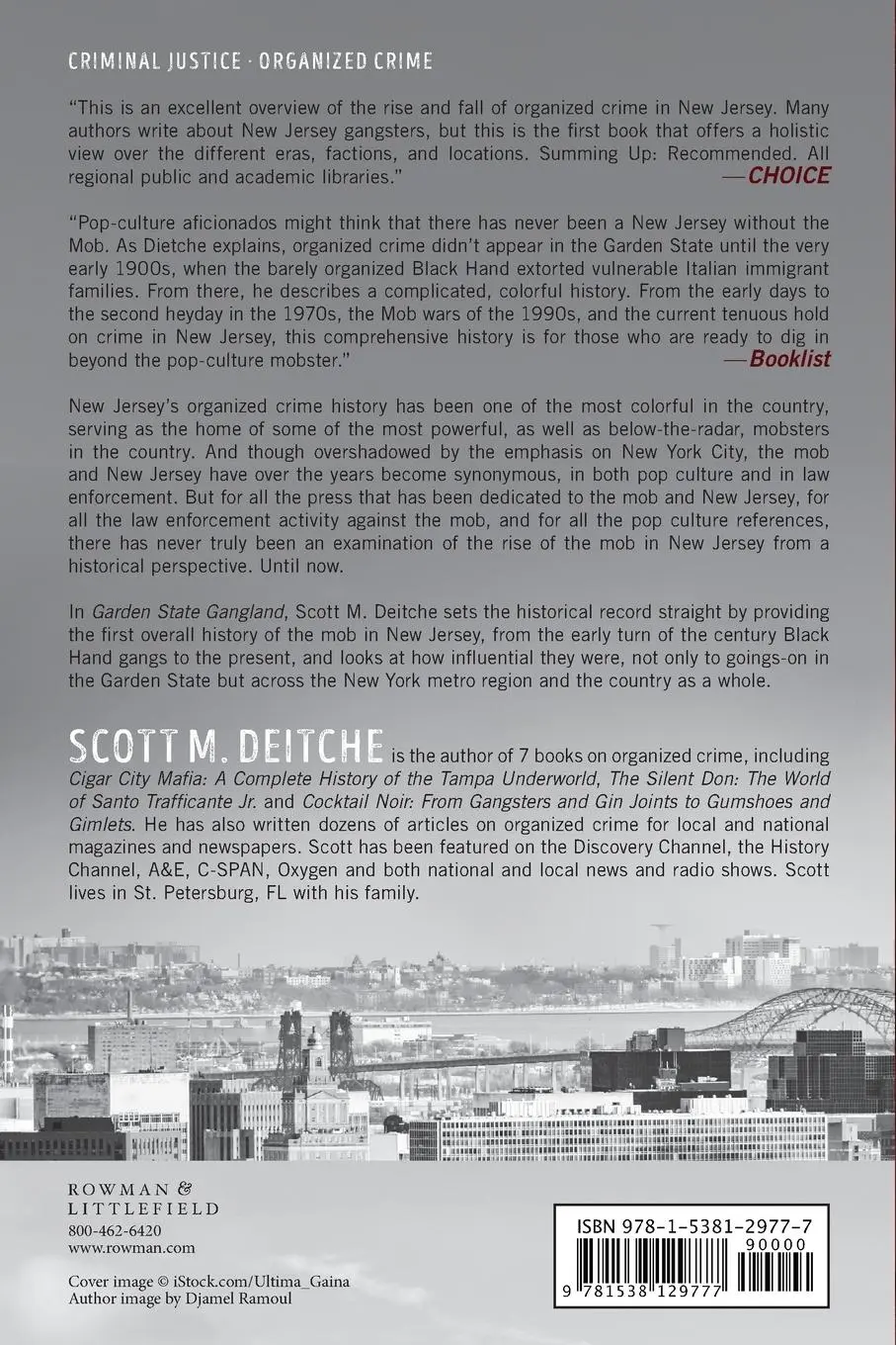 Rückseite: 9781538129777 | Garden State Gangland | The Rise of the Mob in New Jersey | Deitche