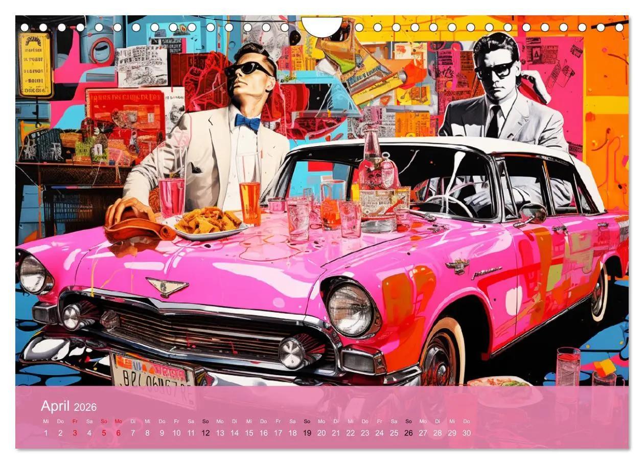 Bild: 9783457369777 | Pop-Art. Eine Reise in coolen Illustrationen (Wandkalender 2026 DIN...