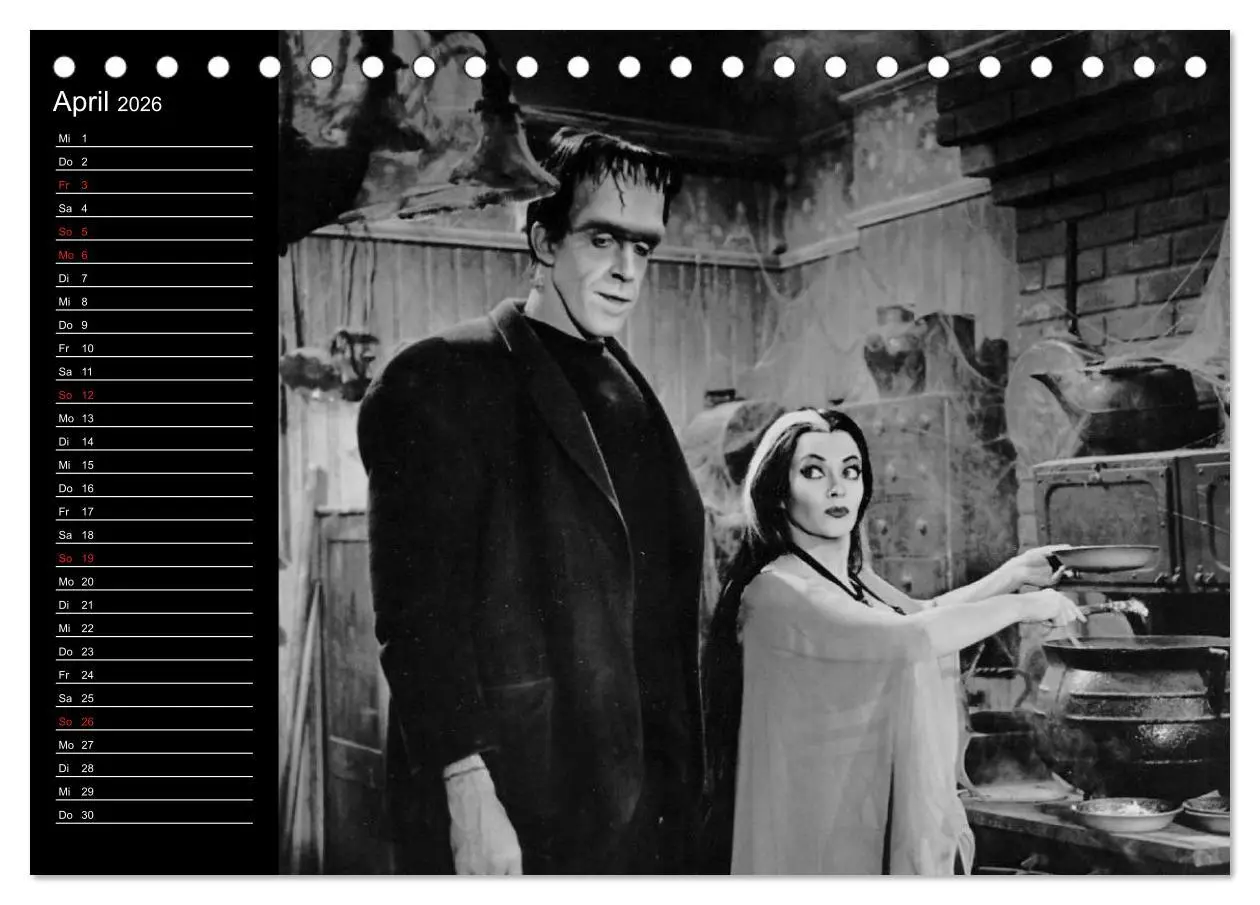 Bild: 9783516079777 | Kultfilme - schwarz-weiße Klassiker (Tischkalender 2026 DIN A5...