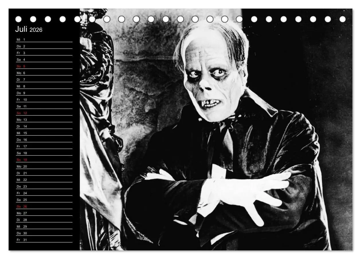 Bild: 9783516079777 | Kultfilme - schwarz-weiße Klassiker (Tischkalender 2026 DIN A5...
