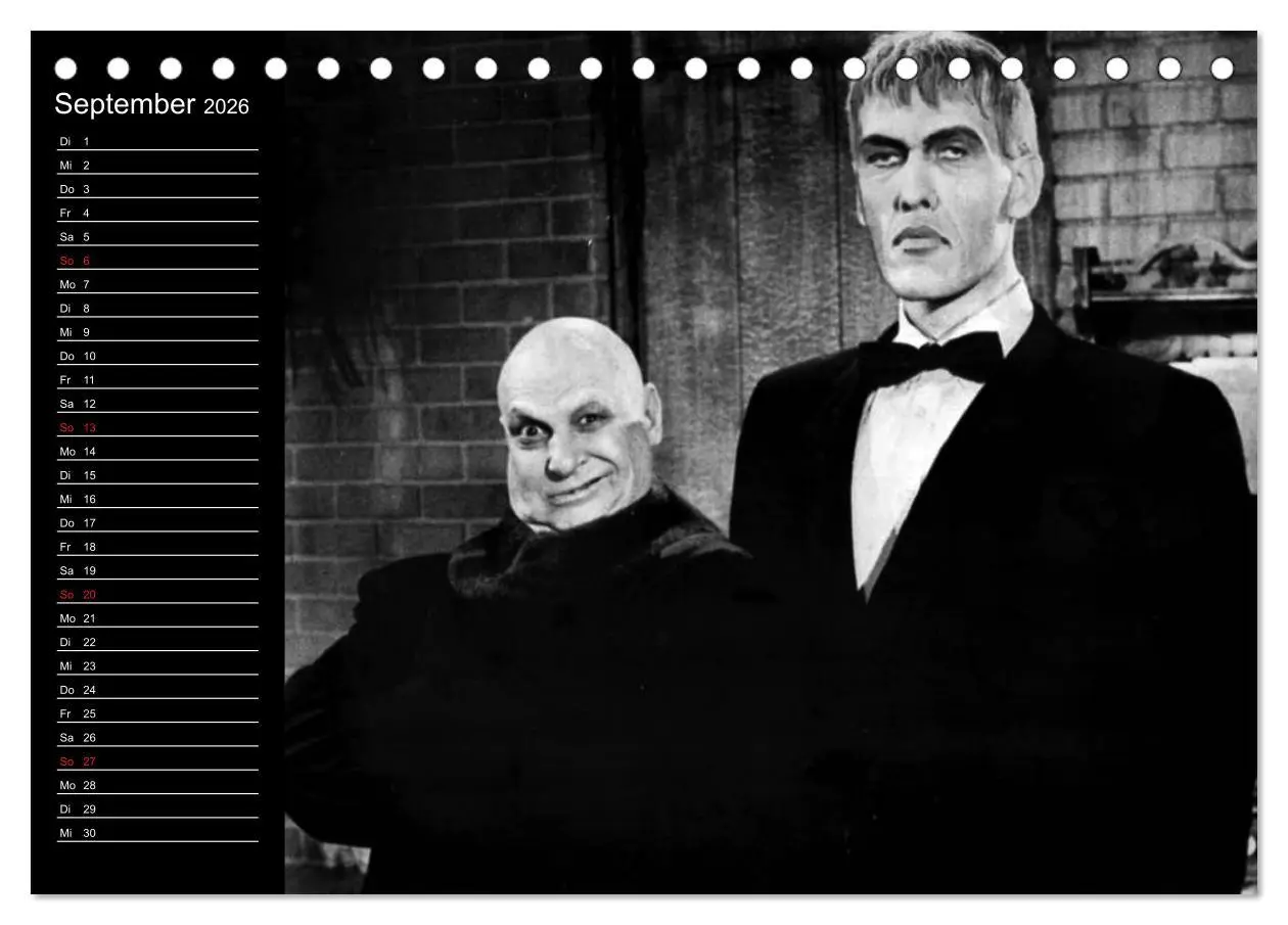 Bild: 9783516079777 | Kultfilme - schwarz-weiße Klassiker (Tischkalender 2026 DIN A5...