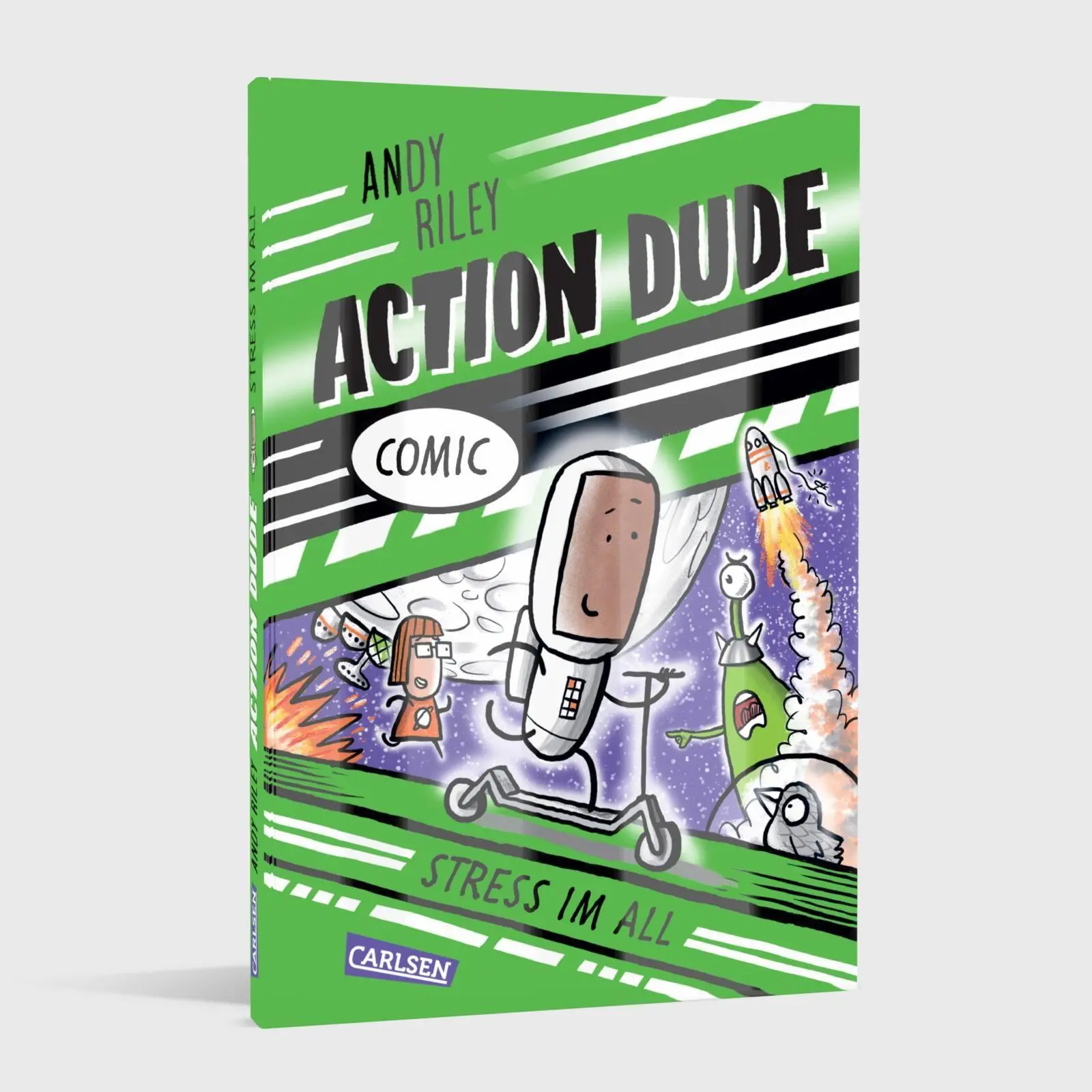 Bild: 9783551559777 | Action Dude 2: Stress im All | Andy Riley | Buch | 144 S. | Deutsch